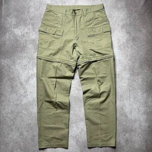 REI Beige Carpenter Cargo Pants/Zip off Shorts